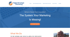 Desktop Screenshot of digitalstrategicmarketing.com